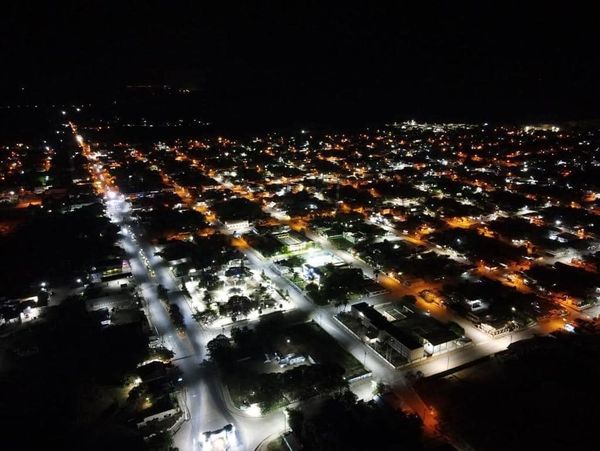 luminación total del municipio.